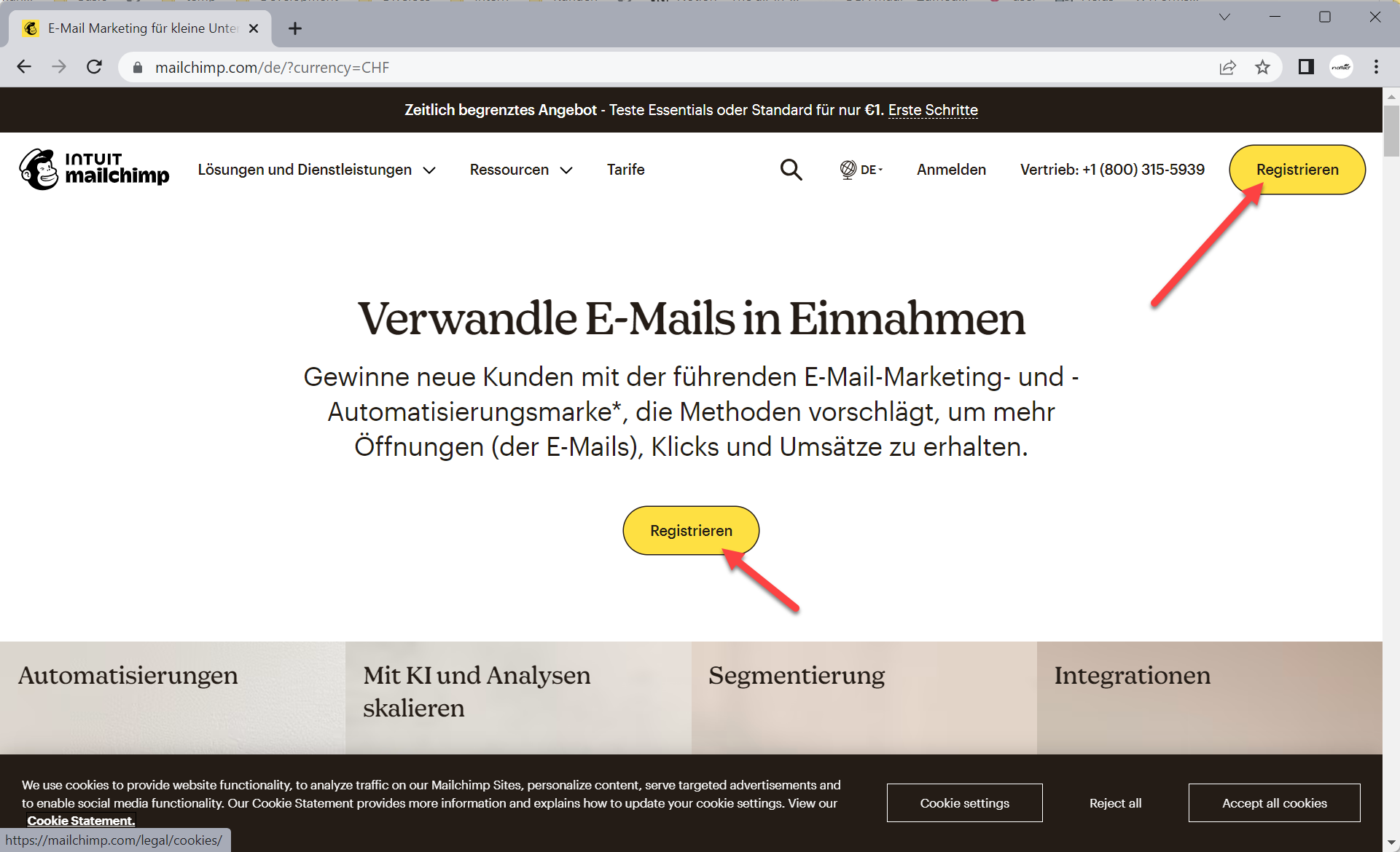 Registrieren